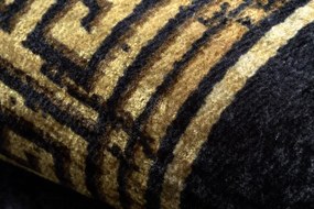 Koberec MIRO 51223.806 rám / grécky, čierny / zlatý