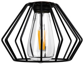 BERGE LED závesné stropné svietidlo, drevený trám, 2xE27, luster Loft Brylant
