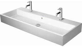 DURAVIT Vero Air umývadlo do nábytku s dvomi otvormi, s prepadom, spodná strana brúsená, 1200 x 470 mm, biela, s povrchom WonderGliss, 23501200261