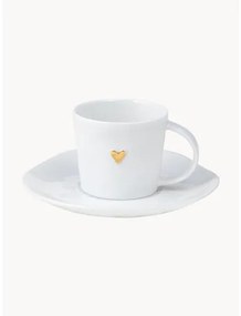 Šálka na espresso z porcelánu Heart