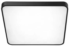 LED stropné svietidlo Quadro 50 Led CCT čierne s diaľkovým ovládačom