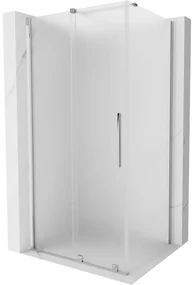 Mexen Velar, sprchový kút s posuvnými dverami 100 x 120 cm, 8mm sklo námraza, chrómová, 871-100-120-31-01