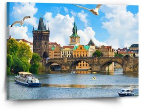 Sablio Obraz Praha Karlov most 2 - 150x110 cm