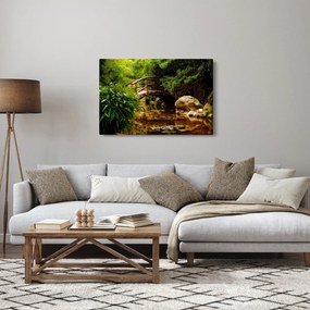 Obraz - Most cez riečku (90x60 cm)