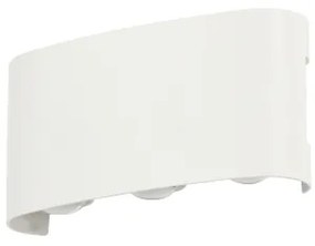 Brilagi - LED vonkajšie nástenné svietidlo FLAREBOX LED/6W/230V biele IP65