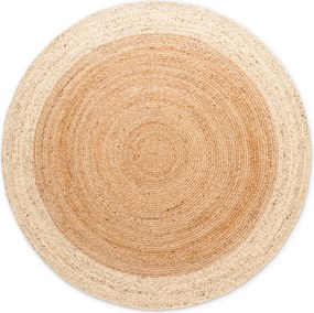 Hanse Home, Kusový koberec Jutta 106226 Natur Gold/Ivory kruh, 200x200 (priemer) kruh, béžová, chodba / predsieň