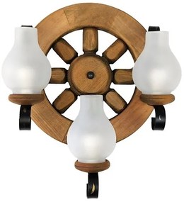 Brilagi - Nástenné svietidlo ROATA APLICA 3xE14/40W/230V buk