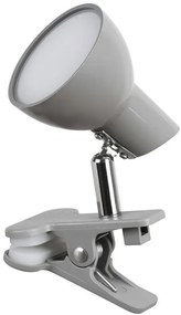 Rabalux NOAH LED lampička s klipom 5W | 360lm | 3000K - šedá