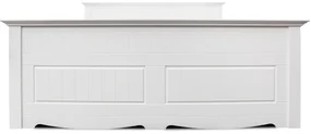 PROXIMA.store - Masívna rustikálna posteľ + zásuvka - BELLUNO ELEGANTE ROZMER: pre matrac 180 x 200 cm, FARBA: biela