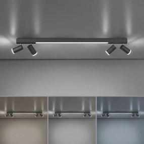 Paul Neuhaus 6121-13 - LED Stmievateľné bodové svietidlo 4xLED/4W/230V + LED/9W+DO