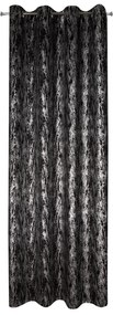 ZATEMŇOVACÍ ZÁVES NA KRÚŽKOCH ELISE 140X250 CM ČIERNA