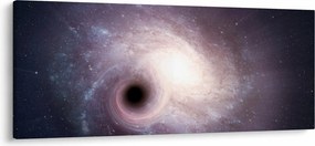 Obraz - Špirálna galaxia (120x50 cm)