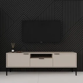 TV komoda 175 AUSTIN kašmír/ čierna