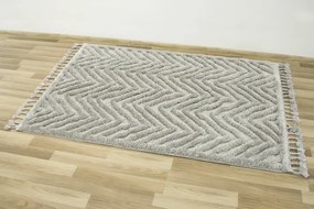Koberec Berber 7059 l.3D jasný sivý