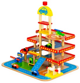 Veľká drevená garáž s výťahom + autá