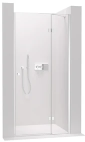 Cerano Marino, 1-krídlové delené sprchové dvere 90x190 cm, 6mm číre sklo, chrómový profil, CER-CER-420198