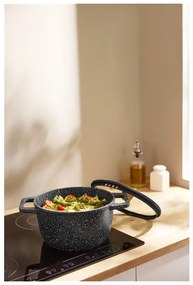 Silvercrest®  Hrniec z hliníkovej zliatiny, 24 cm (čierna žula)  (100390959)
