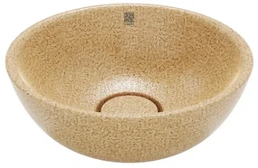 Umývadlo Soft40, béžové natural / na dosku