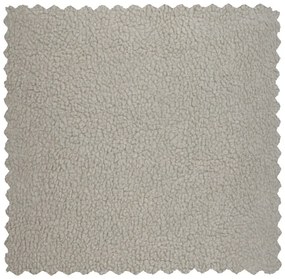 Béžový puf WOOOD Sara, ø 46 cm