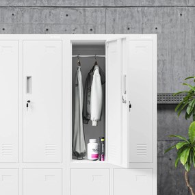 Pracovná šatníková skriňa BHP BARTEK 2 Plus 559 x 1720 x 450 mm