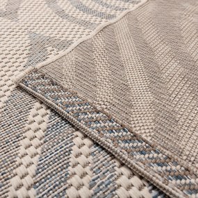 Koberec Breeze beige/raw/blue 200x290cm