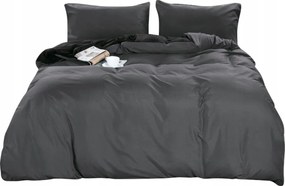 Obliečky z mikrovlákna LANTA sivo-čierne Rozmer obliečky: 70 x 80 cm | 140 x 200 cm