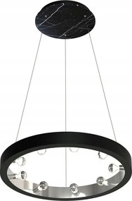 Závesná lampa Cassiopeia Čierna Mramor 9xE14 70 cm Stropná lampa do obývačky