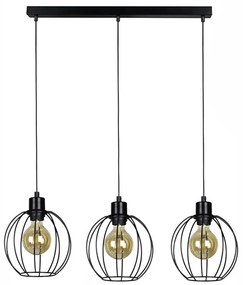 Spot-Light DO15659304 - Luster na lanku BERIS 3xE27/60W/230V