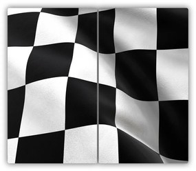 Sklenená doska na krájanie Dokončiť vlajku 60x52 cm