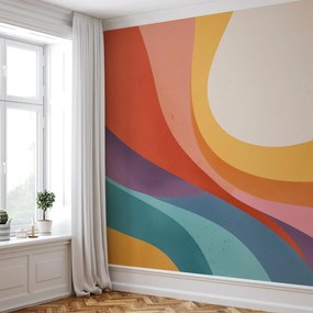 Fototapeta - Pestrofarebná vlna (147x102 cm)