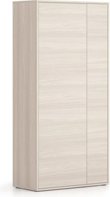 Šatníková skriňa s výsuvom BLOCK, 850 × 400 × 1748 mm, dub prírodný