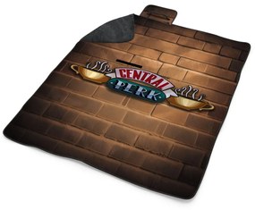 Sablio Plážová deka Seriál Priatelia CENTRAL PERK Tehly: 200x140 cm