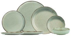 Jedálenská súprava 24 ks zelená/porcelán