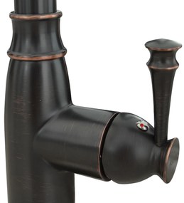 Rea Deco, vysoká drezová batéria h-430, čierna matná/retro, REA-B0182