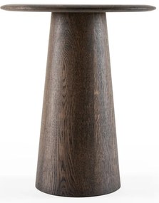 Okrúhly odkladací stolík z dubového dreva ø 40 cm Mushroom – Gazzda