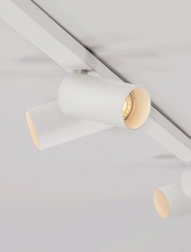 Minimalistické bodové svietidlo Oso 6 Biela