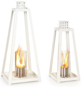 Fiamme Triangolo, etanolové lampáše, súprava 2 kusov, horák z nehrdzavejúcej ocele, 0,3 litra, doba horenia 4 hodiny