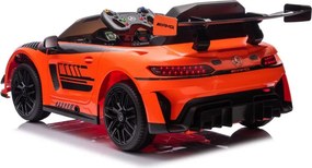 LEAN CARS Elektrické autíčko Mercedes AMG GT3, oranžové