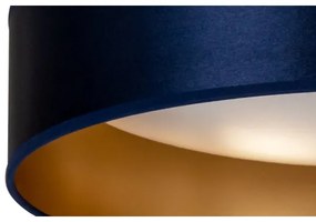 Duolla - LED Stropné svietidlo ROLLER LED/24W/230V pr. 45 cm modrá/zlatá