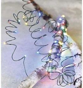 LED Vianočná vonkajšia reťaz 75xLED/12,5m IP44 multicolor