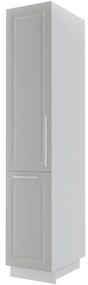 Kuchynská skrinka Emporium 2D14k/40 light grey stone/biela
