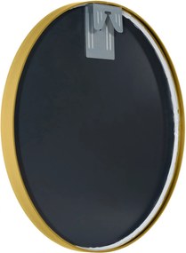Nástenné zrkadlo Elsie M 323821 - 45x45 cm - Zlatá lesk