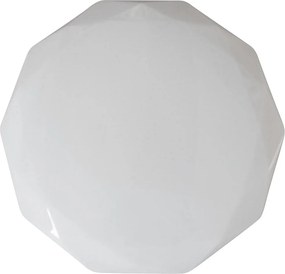 Stropné LED svietidlo Hex, 1x LED 72w, 3000-6000k, (fi 50 cm), w, s ovládačom