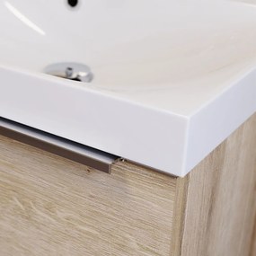 Mereo, Mereo Mailo, kúpeľňová skrinka 101 cm, chróm madlo, Multidecor, Biela Arctic, MER-CN592SBIAA