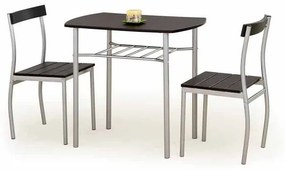 Jedálenský set Lizze (wenge + strieborná). Akcia -14%. Vlastná spoľahlivá doprava až k Vám domov. 1047950