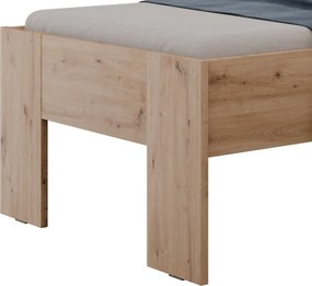 Posteľ Osaka 80x200 cm, dub artisan