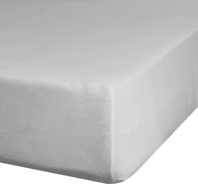 JERSEY PRESTIERADLO 90X200 CM, VÝŠKA 25 CM SIVÉ