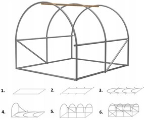 Foxigy Záhradný fóliovník 2x2m s UV filtrom STANDARD