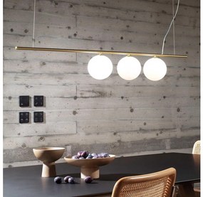 Ideal Lux - LED Luster na lanku PERLINE 3xG9/3W/230V zlatá