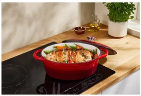 Silvercrest®  Liatinový pekáč, 4,8 l (červená)  (100393103)